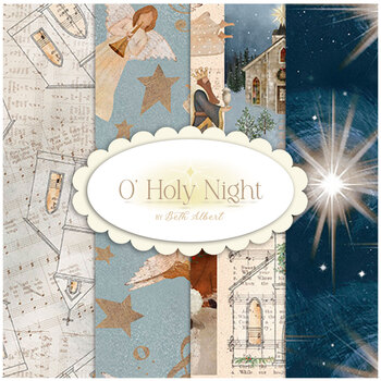 O' Holy Night  Yardage by Beth Albert for 3 Wishes Fabrics
