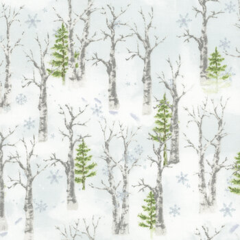 Snowflake Lodge 3WI22214-WHT by Courtney Morgenstern for 3 Wishes Fabrics