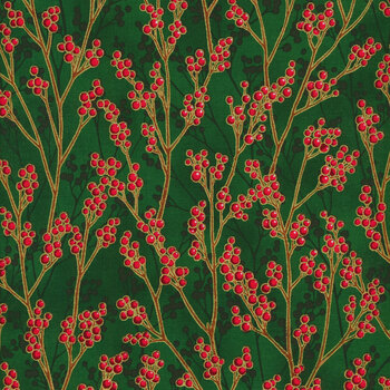 Holiday Flourish - Festive Finery 22291-274 Pine by Robert Kaufman Fabrics