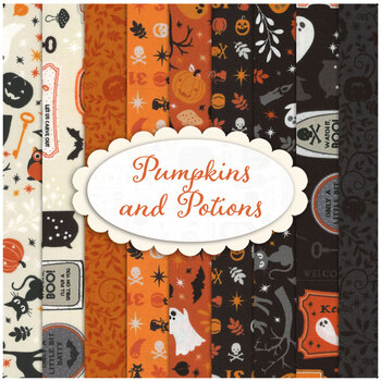 Pumpkins and Potions  9 FQ Set by Kimberbell for Maywood Studio