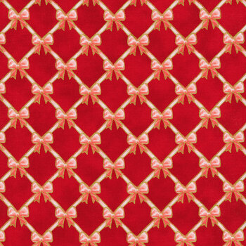 Holiday Flourish - Festive Finery 22292-91 Crimson by Robert Kaufman Fabrics REM