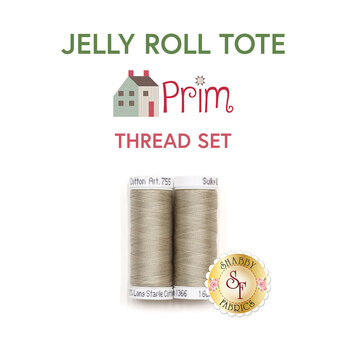  Jelly Roll Tote with Pockets - Prim - 2pc Thread Set