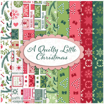 A Quilty Little Christmas 9 FQ Set by KimberBell for Maywood Studio
