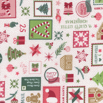 A Quilty Little Christmas MAS10574-W by KimberBell for Maywood Studio