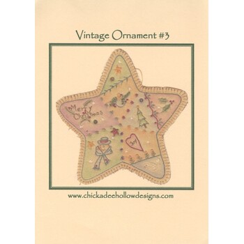Vintage Ornament #3 - Star Pattern