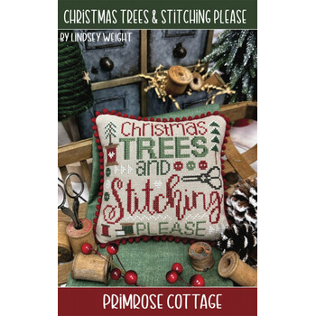 Christmas Trees & Stitching Please Cross Stitch Pattern
