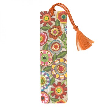 Abstract Flowers Bookmark