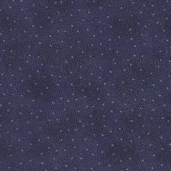 Stof Christmas - We Love Christmas 4591-608 Blue/Silver Stars and Dots by Stof Fabrics
