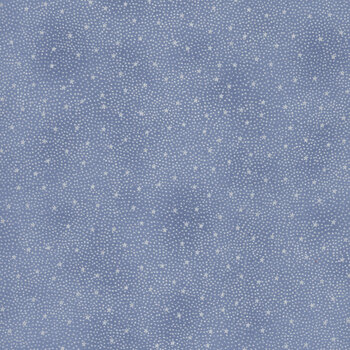 Stof Christmas - We Love Christmas 4591-615 Light Blue/Silver Stars and Dots by Stof Fabrics