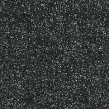 Stof Christmas - We Love Christmas 4591-915 Black/Silver Stars and Dots by Stof Fabrics
