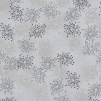 Stof Christmas - We Love Christmas 4591-902 Grey/Silver Sparkler by Stof Fabrics