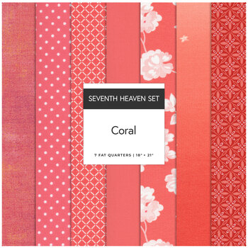 Seventh Heaven  7 FQ Set - Coral