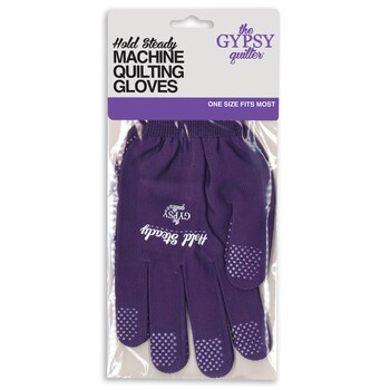 Hold Steady Machine Quilting Gloves by The Gypsy Quilter