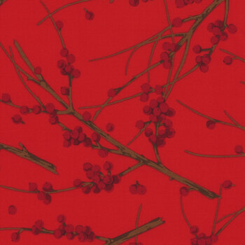 Winterberry PWMN040.RED Winterberry by Martha Negley for FreeSpirit Fabrics
