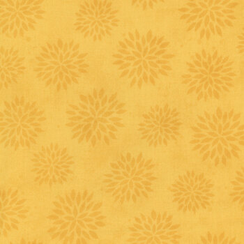 Sunflower Splendor 83333-555 Tonal Flowers Yellow by Susan Winget for Wilmington Prints