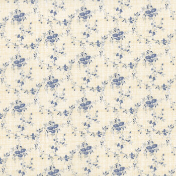 Radiance 98743-144 Small Floral Cream by Kaye England for Wilmington Prints