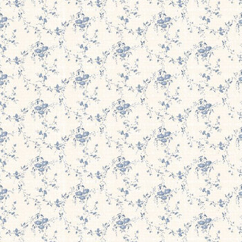 Radiance 98743-144 Small Floral Cream by Kaye England for Wilmington Prints