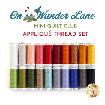 On Wander Lane Mini Quilt Club - 20pc Applique Thread Set - RESERVE