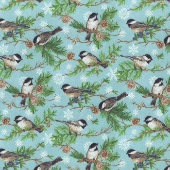 Woodland Woolies Flannel F27263-44 by Deborah Edwards for Northcott Fabrics