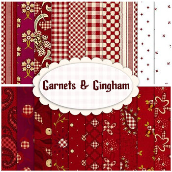 Garnets & Gingham  Yardage by Kim Diehl for Henry Glass Fabrics