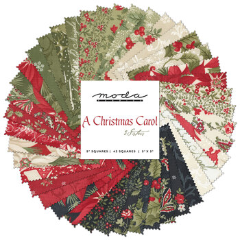 A Christmas Carol  Charm Pack by 3 Sisters for Moda Fabrics - RESERVE