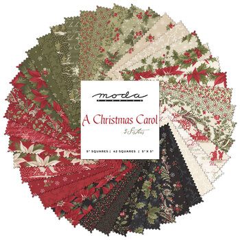 A Christmas Carol  Charm Pack by 3 Sisters for Moda Fabrics - RESERVE