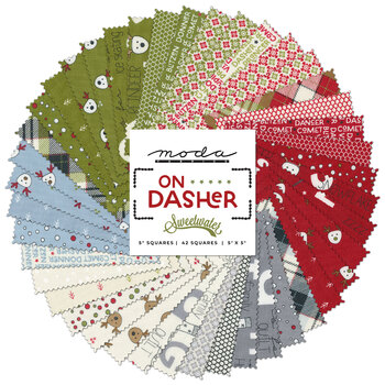 On Dasher  Charm Pack by Sweetwater for Moda Fabrics - RESERVE