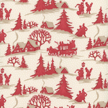 A Christmas Carol 44351-11 Snowflake by 3 Sisters for Moda Fabrics