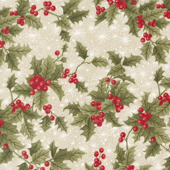 A Christmas Carol 44352-12 Parchment by 3 Sisters for Moda Fabrics