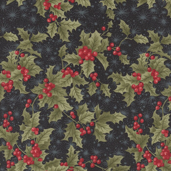 A Christmas Carol 44352-16 Ebony by 3 Sisters for Moda Fabrics