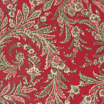 A Christmas Carol 44353-13 Crimson by 3 Sisters for Moda Fabrics