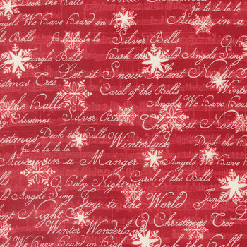 A Christmas Carol 44354-13 Crimson by 3 Sisters for Moda Fabrics