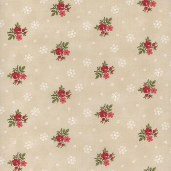 A Christmas Carol 44355-12 Parchment by 3 Sisters for Moda Fabrics