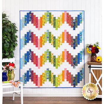 Ridiculously Easy Jelly Roll Quilt Kit - Wild Blossoms
