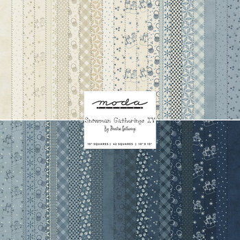 Snowman Gatherings IV  Layer Cake by Primitive Gatherings for Moda Fabrics - RESERVE