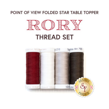  Point of View Folded Star Table Topper Kit - Rory - 4pc Thread Set