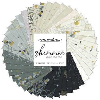 Shimmer  Charm Pack by Zen Chic for Moda Fabrics - RESERVE