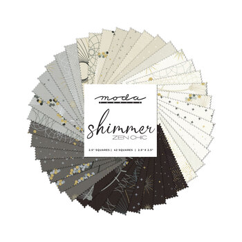 Shimmer  Mini Charm Pack by Zen Chic for Moda Fabrics - RESERVE