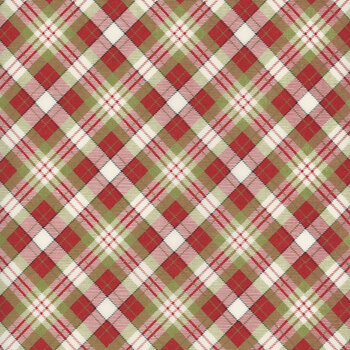 On Dasher 55664-11 Plaid-Red by Sweetwater for Moda Fabrics