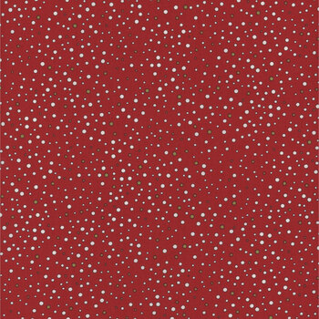 On Dasher 55665-12 Snowballs-Red by Sweetwater for Moda Fabrics