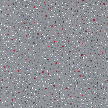 On Dasher 55665-15 Snowballs-Stormy by Sweetwater for Moda Fabrics