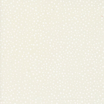 On Dasher 55665-21 Snowballs-Vanilla White by Sweetwater for Moda Fabrics