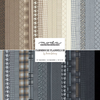 Farmhouse Flannels III  Layer Cake by Primitive Gatherings for Moda Fabrics - RESERVE