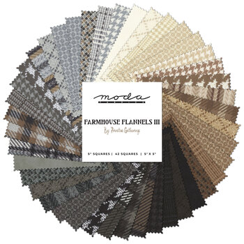 Farmhouse Flannels III  Charm Pack by Primitive Gatherings for Moda Fabrics - RESERVE