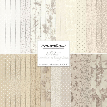 3 Sisters Favorites - Vintage Linens  Layer Cake from Moda Fabrics - RESERVE