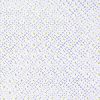 Georgia 18775-11 Off White Lavender by Brenda Riddle for Moda Fabrics