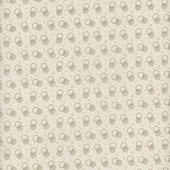 Snowman Gatherings IV 49253-15 Snow Taupe by Primitive Gatherings for Moda Fabrics