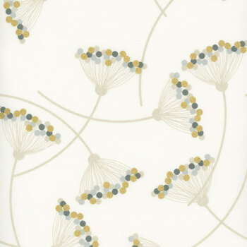 Shimmer 1840-11M Metallic Ivory by Zen Chic for Moda Fabrics