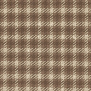 Farmhouse Flannels III 49273-13F Cocoa by Primitive Gatherings for Moda Fabrics