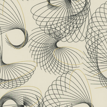 Shimmer 1841-12M Metallic Ecru by Zen Chic for Moda Fabrics